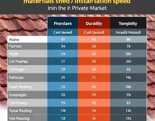 Сравнительный анализ гибридных крышных материалов по долговечности стоимости и монтажной скорости на частном рынке