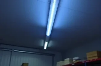 Использование светодиодной ленты под потолком как антипадение индикатор в цехах без ограждений