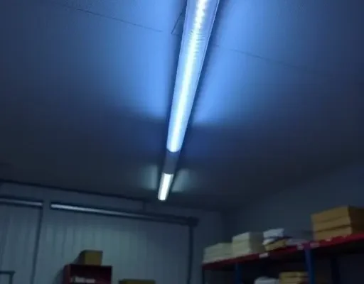 Использование светодиодной ленты под потолком как антипадение индикатор в цехах без ограждений